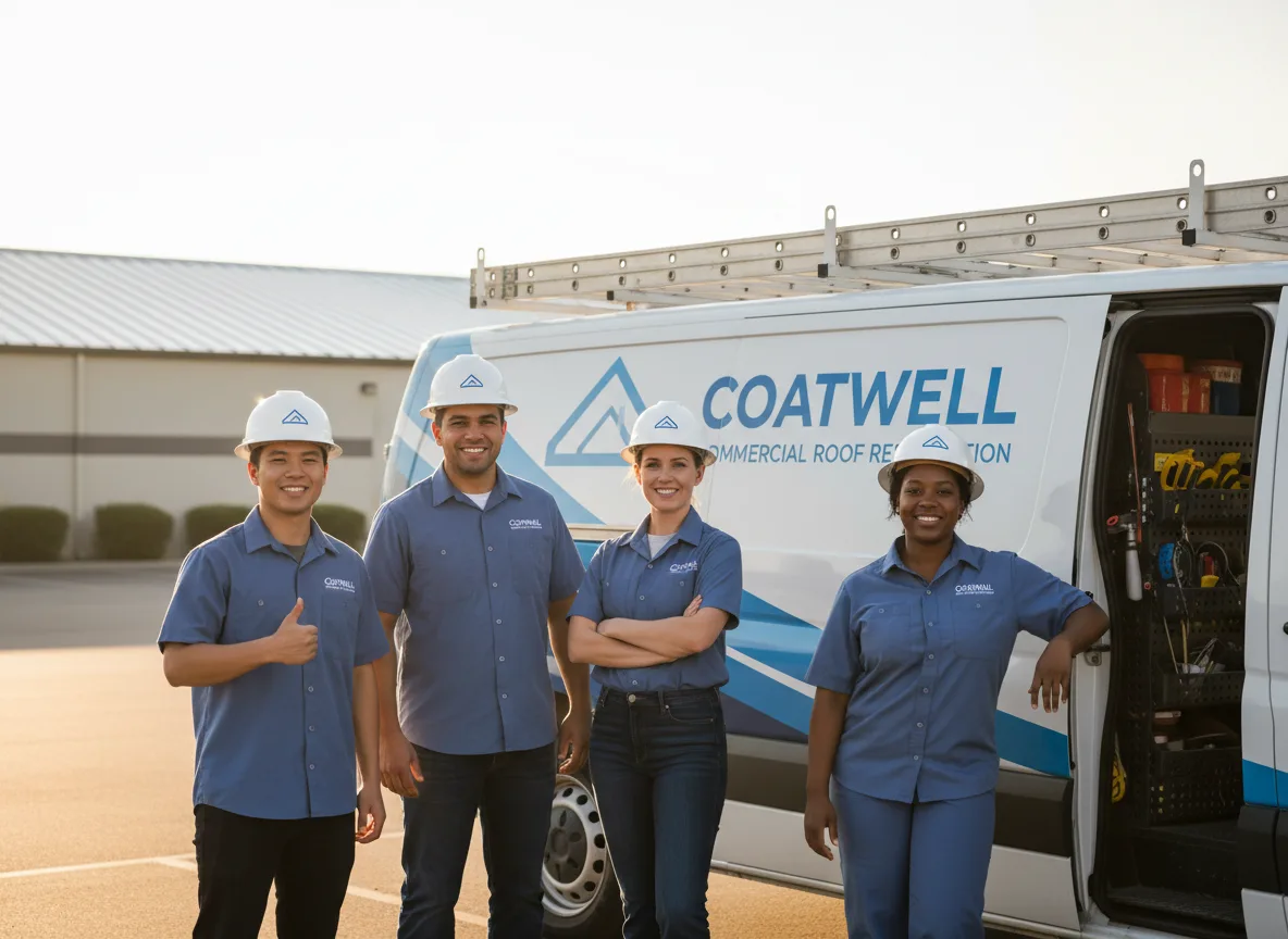 Commercial roof coating company in Louisville, IL